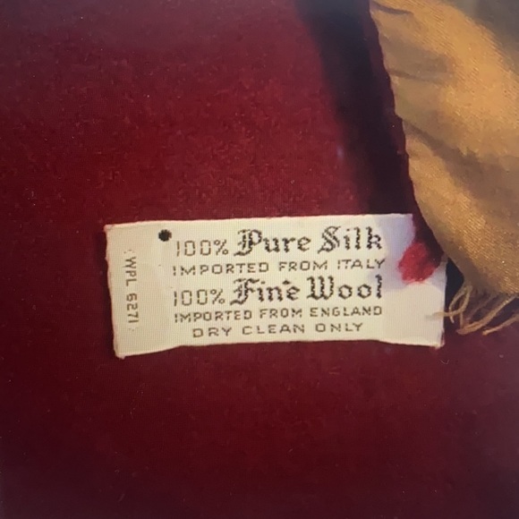 Christian Dior 100% Silk & Fine Wool Scarf From Italy - Picture 4 of 8